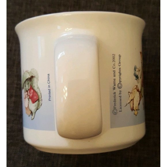 Beatrix Potter Easter Bunny Mug Cup 2002 Frederick Warne Co 16 oz Appx 3.75 x 4" - Picture 3 of 8